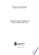 Europa en los umbrales de la crisis, 1250-1350