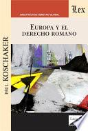 Europa y el derecho romano