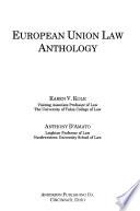 European Union Law Anthology