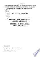 Euskal Herriaren Historiari Buruzko Biltzarra: Kultura eta ideologiak (XIX-XX mendeak)