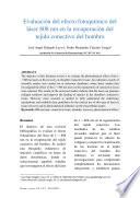 Evaluación del efecto fotoquímico del láser 808 nm en la recuperación del tejido conectivo del hombro
