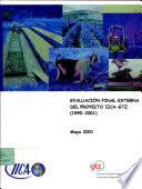 Evaluacion Final Externa del Proyecto IICA-GTZ (1990-2001)