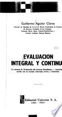 Evaluación integral y continua