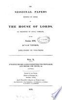 Evidence Before Lords Committees for Privileges and Before the House &c