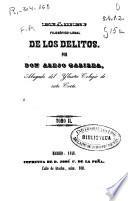 Exámen filosófico-legal de los delitos