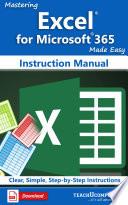 Excel for Microsoft 365 Training Tutorial Manual Classroom in a Book