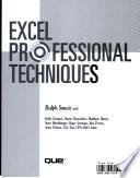 Excel Professional Techniques