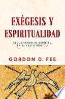 Exegesis y espiritualidad