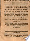 Exemplar de arrepentidos y perfectos