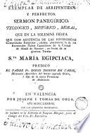 Exemplar de arrepentidos y perfectos