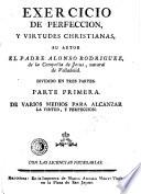 Exercicio de perfeccion y virtudes christianas