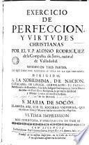 Exercicio de perfección y virtudes christianas