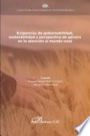 Exigencias de gobernabilidad, sostenibilidad y perspectiva de género en la atención al mundo rural