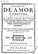 Experiencias de amor y fortuna