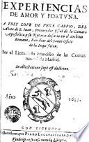 Experiencias de amor y fortuna..
