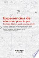 Experiencias de educación para la paz