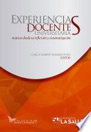 Experiencias docentes universitarias