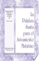 Experimentar, disfrutar y expresar a Cristo (3)