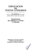 Explicación de textos literarios