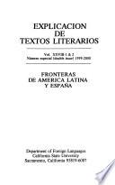Explicación de textos literarios