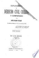 Explicaciones de derecho civil chileno y comparado