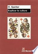Explicar la cultura