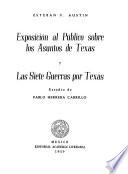 Exposición al público sobre los asuntos de Texas