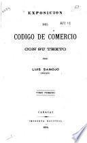 Exposición del Código de comercio, con su texto