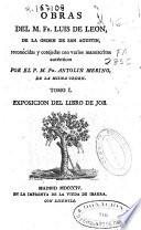 Exposicion del Libro de Job (XXVIII, 514 p.)