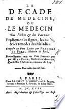 F. P. ... Medica Decas in verse , etc