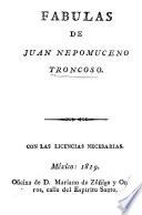 Fabulas de Juan Nepomuceno Troncoso
