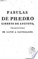 Fabulas de Phaedro Liberto de Augusto