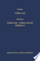 Fábulas. Fábulas. Fábulas de Rómulo.
