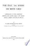 Fair Italy, the Riviera and Monte Carlo