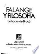 Falange y filosofía