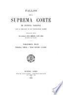 Fallos de la Corte Suprema de Justicia de la Nación