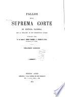Fallos de la Corte suprema de justicia de la nación