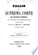 Fallos de la Corte suprema de justicia de la nación