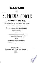 Fallos de la Corte suprema de justicia de la nación