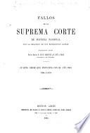 Fallos de la Corte suprema de justicia de la nación