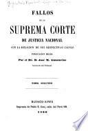 Fallos de la Corte suprema de justicia de la nación