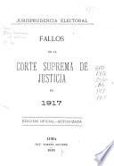 Fallos de la Corte Suprema de Justicia en ...
