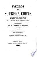 Fallos de la Corte Suprema de Justicia nacional