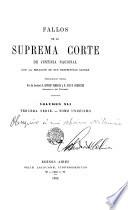 Fallos de la Corte Suprema de Justicia nacional