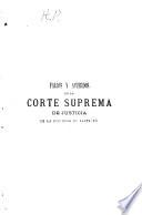Fallos y acuerdos de la Corte Suprema de Justicia de la provincia de Santa Fé