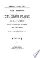 Fallos y disposiciones de la exma. Cámara de Apelaciones de la Capital