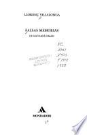 Falsas memorias de Salvador Orlán