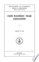 Farm-machinery Trade Associations