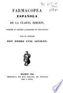 Farmacopea española de la cuarta edición