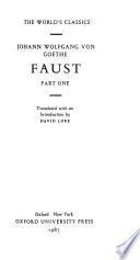 Faust, Part One